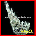 Dazzling Large tall Ab Crystal Queen crown for pageants,wedding tiara